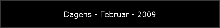 Dagens - Februar - 2009