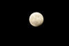 Desværre var opløsning i kameraet sat lavt ved en fejl, så billedet er ikke så detaljeret som ønsket, men den lille måneformørkelse er da synlig i den lavere, højre side.
