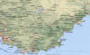 Landkort Provence - Flayosc - Se pil
